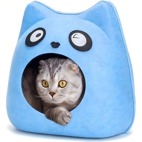 Panier pour chat Panda Design, niche fermée et lavable