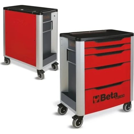 Beta Cassettiera mobile 5 cassetti RSC39/5 - Rosso