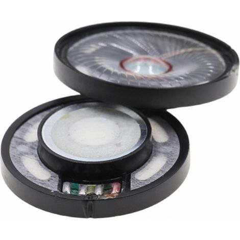Deux haut-parleurs de casque haute fidélité de 50 mm, 32 Ω 112 dB, pièces de rechange pour casque. (1/5)
