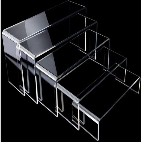 Présentoir en Acrylique Transparent 5 Niveaux - Armoire à bijoux modulable et étagère pour figurines pops (1/4)