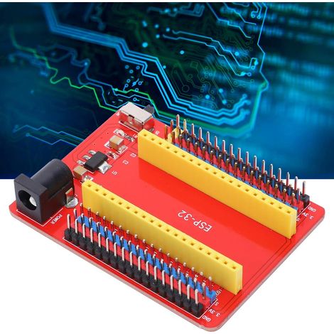 ESP32-IO Entwicklungs-Erweiterungsmodul mit Drehschalter zum Erlernen der Programmierung für Ingenieure und Techniker, DIY-Programmierdesign.