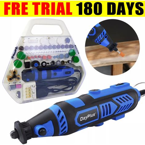 Rotary Multi Tool Grinder  252pc Accessory Set Storage Case Dremel Compatible (1/5)
