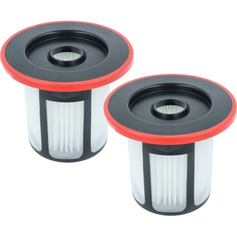 vhbw 2x Staubsaugerfilter Ersatz für Bosch 12033216 für Staubsauger - HEPA-Filter Rot Schwarz Weiß
