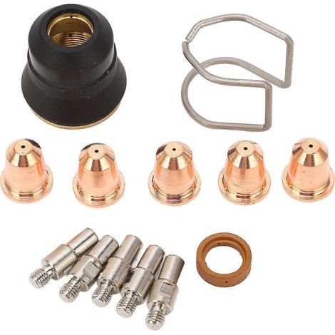 Kit d'accessoires de soudage 13 pièces avec buse et porte-électrode pour torche de découpe plasma S45