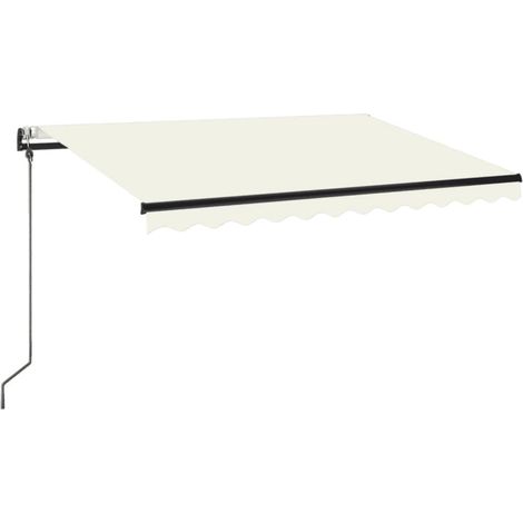 Maison Exclusive - Markise Automatisch Einziehbar 350x250 cm Crem