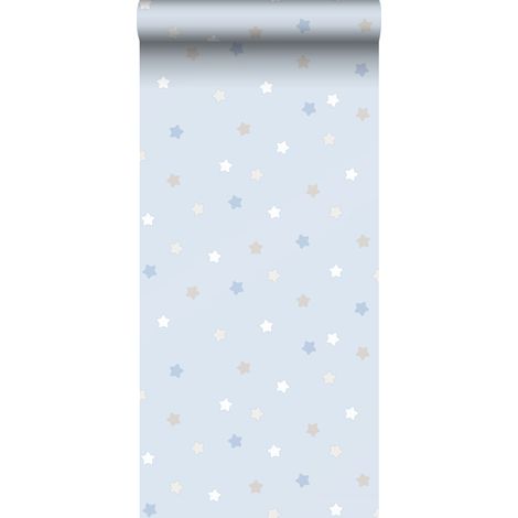 papier peint petites étoiles bleu clair - Sanders & Sanders (1/5)