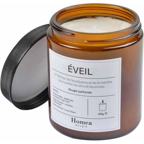 Bougie Verrine Parfumée "Apothicaire" 200g Éveil (1/3)