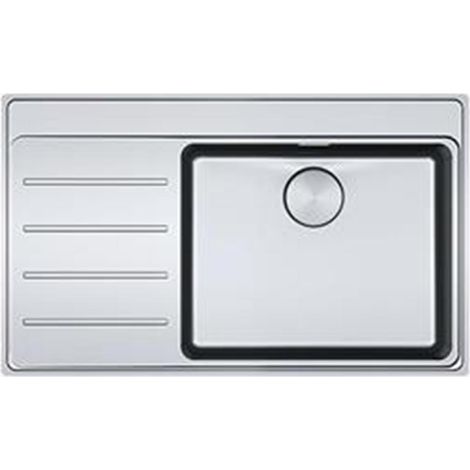 Franke Einbauspüle Mythos MYX 211 A Edelstahl, Becken links (1/4)