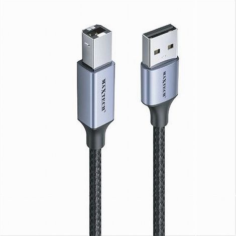 Trade Shop - Cable Usb Bm2.0 Macho 480mbps 5 Mt Etiquetado Compatible Impresora F-bm03 -
