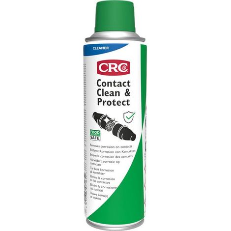 Nettoyant pour contacts électriques CRC Contact Clean & Protect, Aérosol 250 ml pour Nettoyage, désoxydation, ( Prix pour 1 )