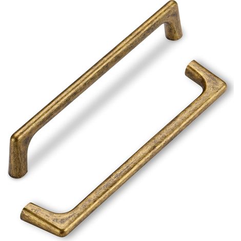 6 Poignées de meuble, Entraxe 128mm, Alliage de zinc, Style antique, Pour tiroir et armoire (1/5)