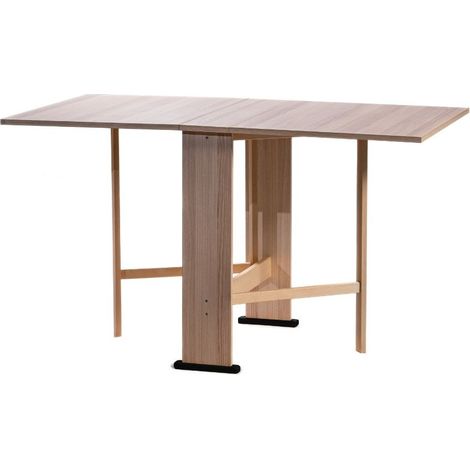 Consola plegable que ahorra espacio color roble 21x74x78H cm - Misty (1/3)