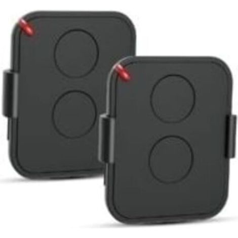 Set di 2 telecomandi per cancelli, telecomando per porta da garage a 433,92 MHz, compatibile con codice rolling ON2E, ON4E, ON1E, 2 canali - Crezuo