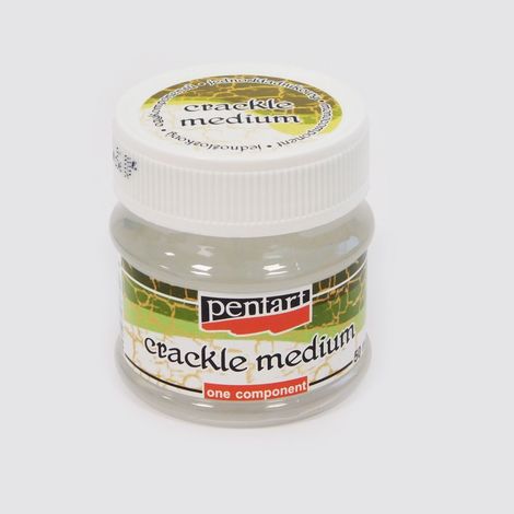 Mezzo di vernice screpolante per vernici per decoupage, vernice craquelé Pentart 50ml
