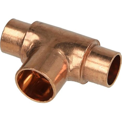 Raccord à braser cuivre té réduit 12 x 15 x 12 mm