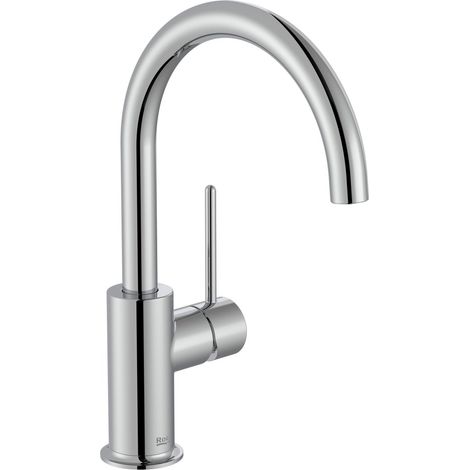 ROCA A5A4A3FC00 NU Grifo Monomando Lavabo con Maneta Lateral Cold Start Maneta Pin Cromo - ref: A5A4A3FC00