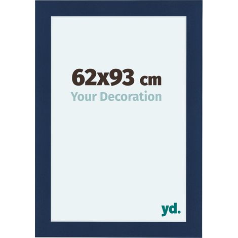 yd. - Cadre photo 62x93 - Bleu Fonce Patine - MDF - Como (1/5)