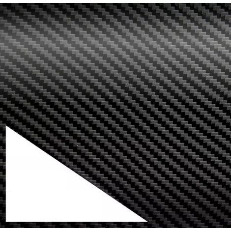 Pellicola adesiva 3D effetto carbonio nero APA made in Italy car wrapping h150 Misura - 150cm x 100cm