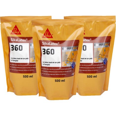 SIKA SikaLatex 360 - 500ml 3er-Set Haftharze