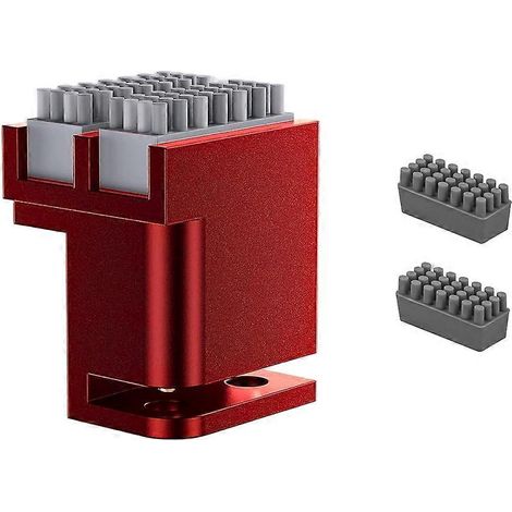 Mehrmaterial-Upgrade Düsenreiniger für Bambu Lab P1 X1 Düsenreinigungsset Silikonbürsten 3D-Druckerteile()