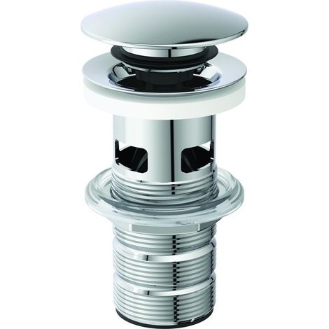Válvula push-open con vástago ranurado, cromado IDEAL STANDARD