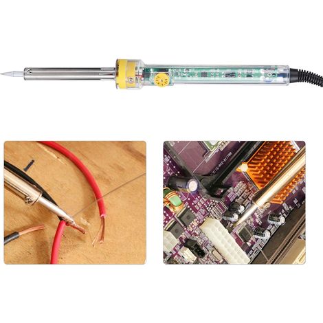 Fer à souder électrique 220V prise CN, sûr et durable, outil de réparation domestique, accessoire de maintenance, fer à braser professionnel pour bricolage électronique. (1/5)