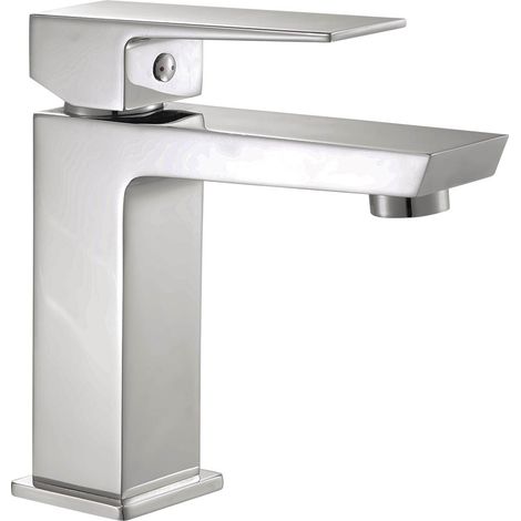 Kibath Grifo de Lavabo monomando VERCO acabado CROMO brillo fabricado en latón (1/5)