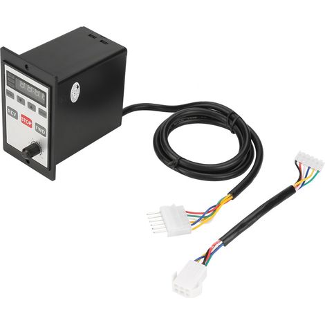 AC 220V 6-200W Digital Speed Controller Motor Speed Control Unit 0-100% (90W Double Row A Port) (1/5)