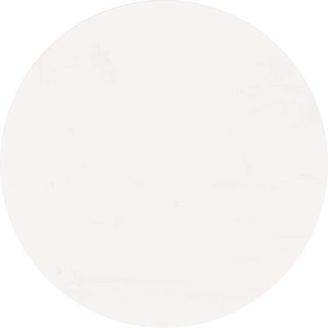 Maison Exclusive - Tischplatte Rund Weiß Ø50x3 cm Massivholz Kief