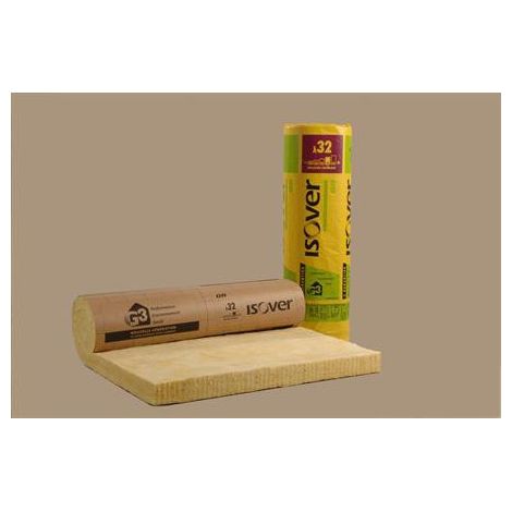 ISOVER GR 32 ROULE REVETU KRAFT  Ep.100mm 1,2mx2,7m  R3,15 - rouleau(x) de 3,24 m²