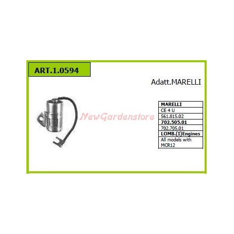 Condensatori motore MARELLI per motocoltivatore CE 4 U 1.0594 motozappa