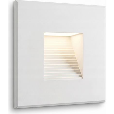 Weiße LED-Treppenhausleuchte 230 V, Aluminium 4500 K (Neutralweiß) LED-Raumbeleuchtung (1/5)
