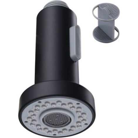 Douchette pour robinet cuisine 2 modes – Plastique ABS chromé – Connexion universelle G 1/2 – Remplacement pour mitigeur extractible (1/5)