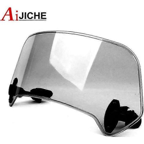 Pour BMW F900R, F900XR, C400X, C400GT, R1250RT, R1200GS, LC : Déflecteur de vent réglable et verrouillable, grand modèle fumé. (1/5)