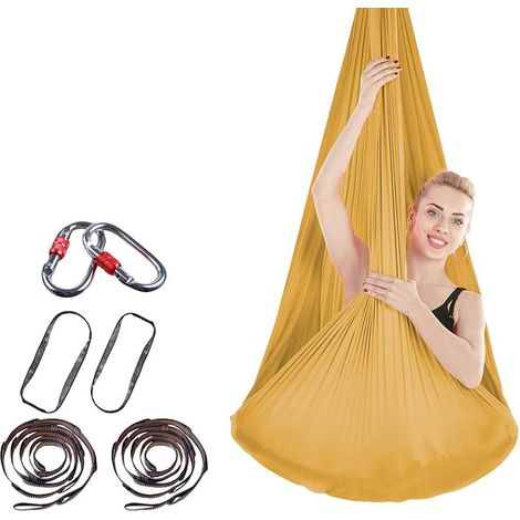 Anti-Schwerkraft-Hängematte aus Stoff für Aerial Yoga und Umkehrhaltungen