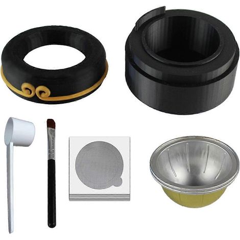 Disques/Couvercles réutilisables pour capsules de café Vertuo Series, boîtier vide B-- (1/5)