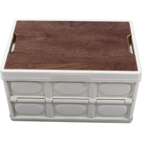 Bacs de rangement pliables grande capacité, pratiques et faciles à transporter, boîte de rangement multifonctionnelle pour le camping (1/5)