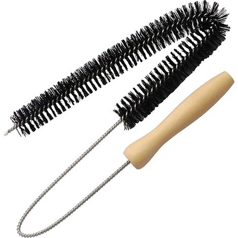 Brush Nettoyage Ventilateur Seche-Linge - Manche En Bois 12 cm - Tige Flexible 76 cm - Poils Nylon - Pour Entretien Seche-Linge, Lave-Linge, Vents Et Appareils Ménagers - 1 Pièce (1/5)