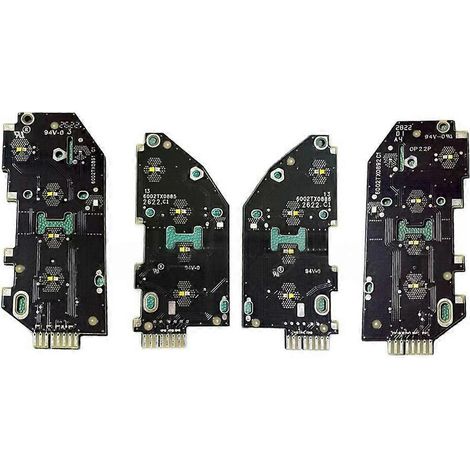 Kit de 4 panneaux de LED jaunes pour feux de jour (compatible BMW X5 X6 G05 G06 2024-2025) avec circuit imprimé. (1/5)