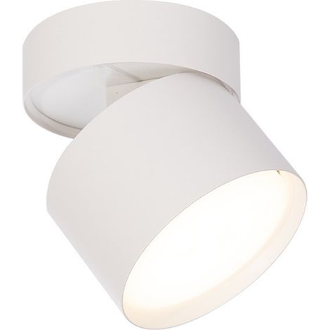Moderne weiße runde Wand- und Deckenleuchte, beweglicher Strahler, 1xGX53 7W, KENDAL Light Prestige