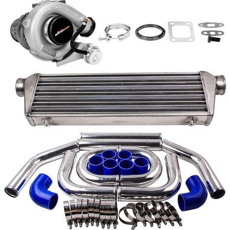 Turbolader&WASSER KHLER+Aluminium INTERCOOLER PIPING KIT Kombinationsprodukte (1/5)