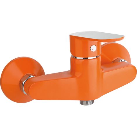 Grifo de Ducha KEVON by EUROSANIT Cromado / Naranja