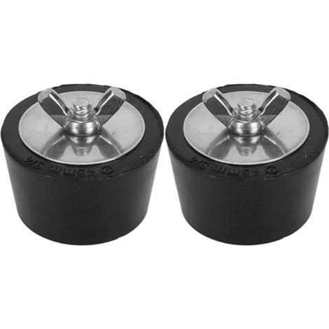Bouchons d'hiver pour piscine 2 pièces, bouchon d'expansion en caoutchouc, accessoires d'hiver pour tuyaux de piscine (45 mm) (1/5)