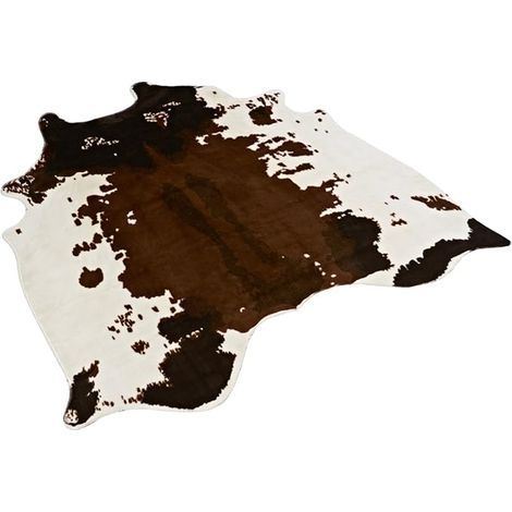 Tapis Imitation Peau de Vache imprimé Animal Tapis pour la Maison 135 x 140 cm (1/5)