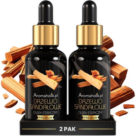 Aceites esenciales de sándalo 100% naturales - 2 x 30 ml SÁNDALO