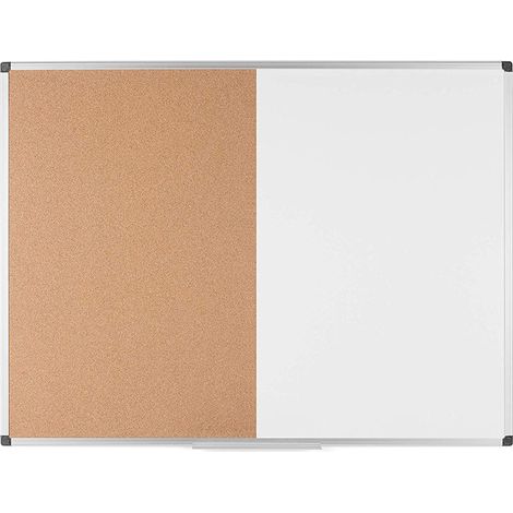 Bi-Office Pannello Combo Maya Sughero/Cancellabile a Secco Magnetico, 900x600 mm (1/5)