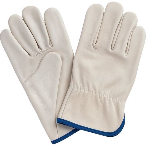 GUANTE IND.PIEL BLANCA 1A T/10 Par