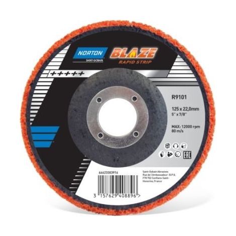 Norton Ceramic Disc SG Supporto in fibra di vetro 115x22