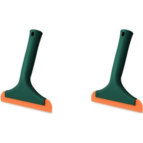 Paquete de 2 limpiaparabrisas pequeños para coche，limpiaparabrisas para coche，limpiaparabrisas profesionales portátiles，1519cm，Verde oscuro (1/5)