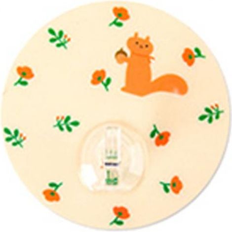 Crochet Mural Adhésif - Support Rangement Salle De Bain Cuisine - Organiseur Jaune - Lot De 4 (1/2)